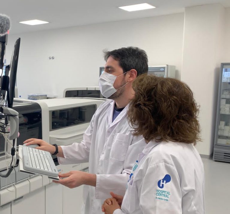 Siemens Healthineers in Argentina: laboratory at avant- Gardenia hospital in San Luis